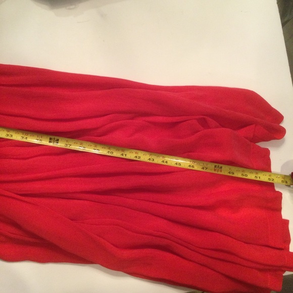Johnny Was Vintage Red Tank Top Maxi Dress Size Large - Picture 9 of 12